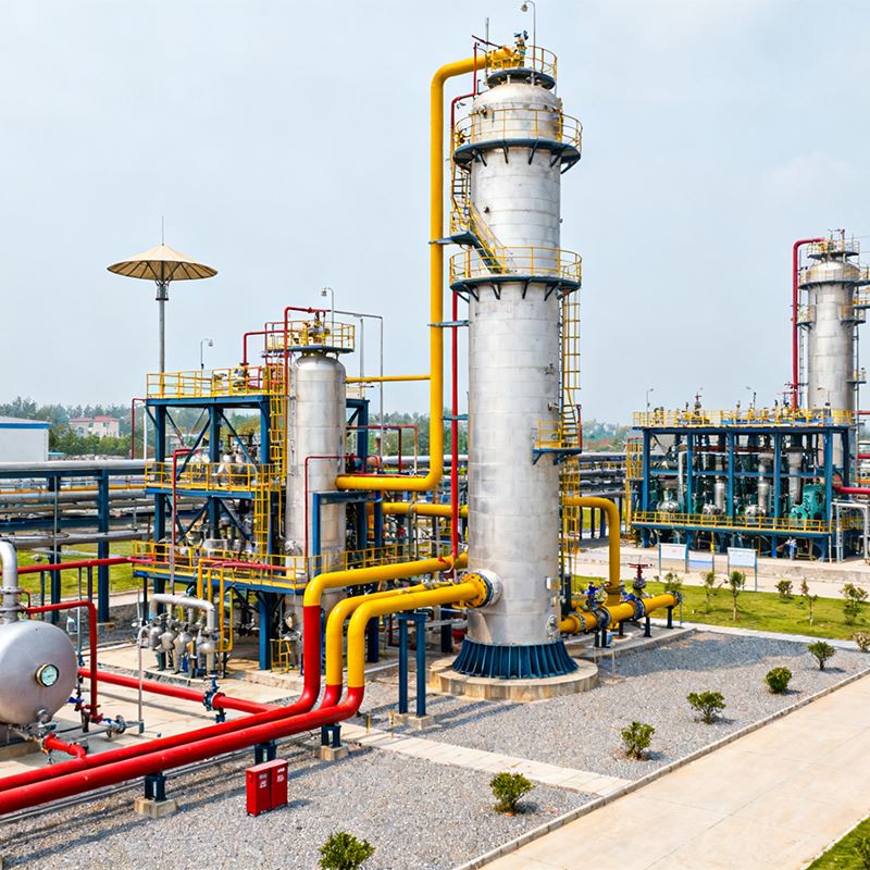 Naturgas Veraarbechtung Plant